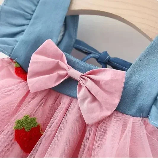 Vestido Infantil Moranguinho – Nina