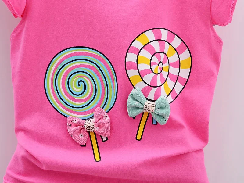 Conjunto Infantil Feminino Pirulito
