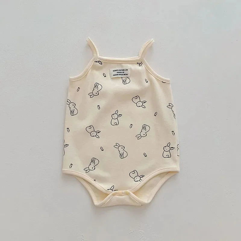 Body Infantil Algodão Minimalista sem Manga Lenogue
