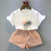 Conjunto Infantil Algodão Ice Cream Lenogue