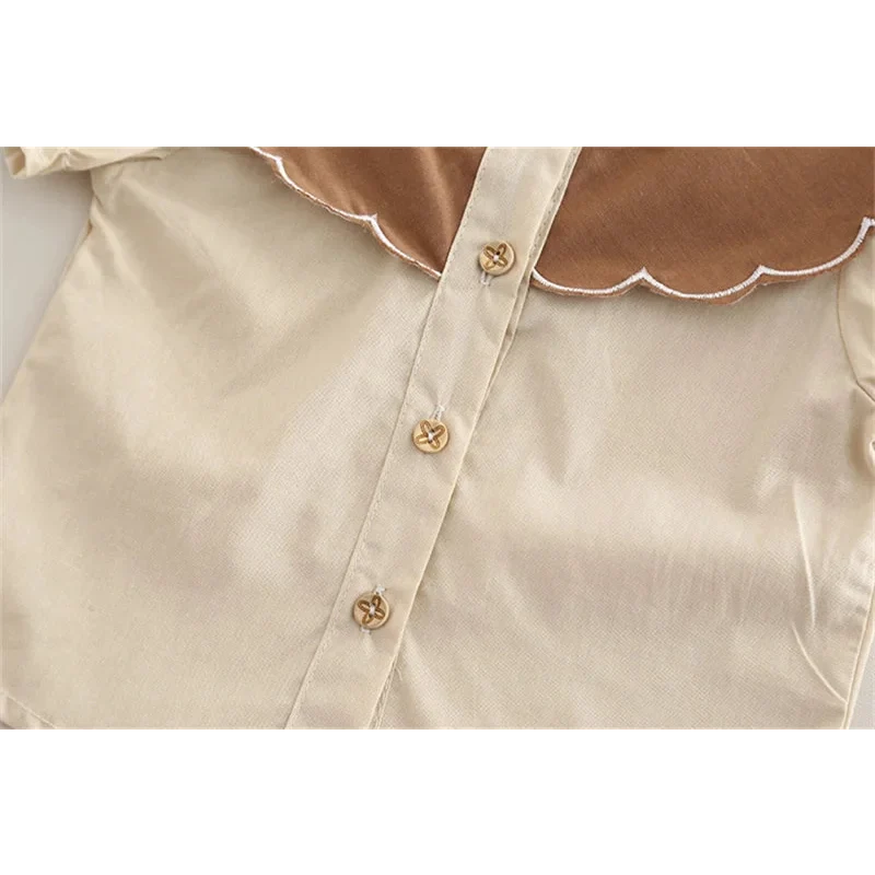 Conjunto Infantil Camiseta Manga Curta com Shorts Patchwork Lenogue