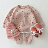 Conjunto Infantil Moletom Flores e Frutas Lenogue