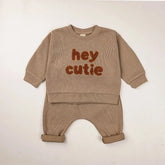 Conjunto Infantil Unissex Hey Cutie Lenogue