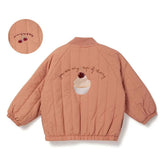 Jaqueta Infantil Bomber Vintage Salmão Lenogue