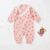 Macacão Romper Infantil Violet Rosa Lenogue