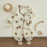 Pijama Infantil Bear Bege Lenogue