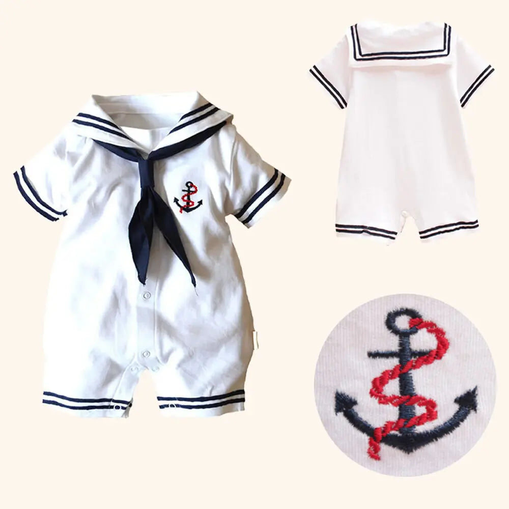Macacão Bebê Marinheiro – Navy Classic