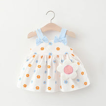 Vestido Infantil Laço 3D – Doçura