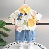 Conjunto Infantil Verão Dino Pop – 2 Peças