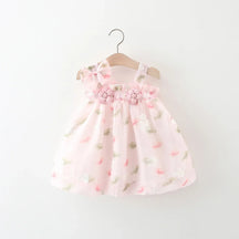 Vestido Bella – Vestido Regata com Laço Bordado em Tule