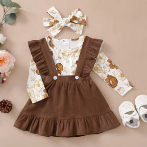 Conjunto Floral Suspensório – Encanto