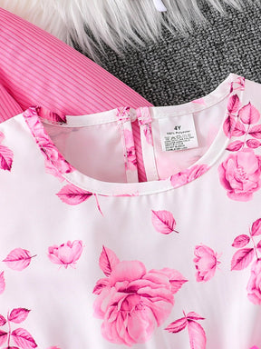 Conjunto Floral Outono – Rosé