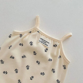 Body Infantil Algodão Minimalista sem Manga Lenogue