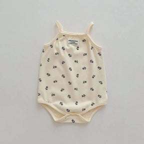 Body Infantil Algodão Minimalista sem Manga Lenogue