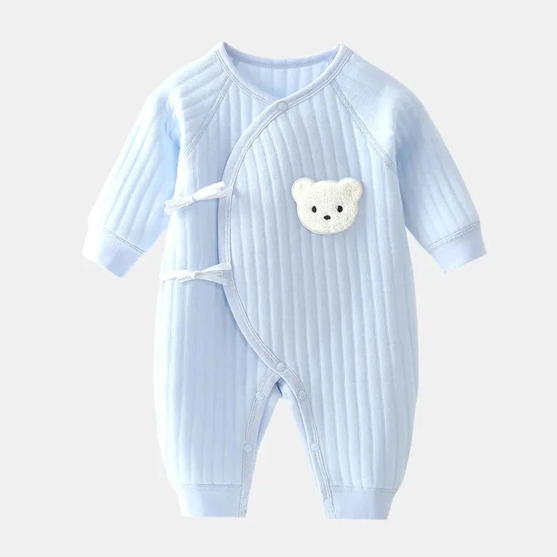 Body Infantil de Algodão Estampa de Ursinho Lenogue