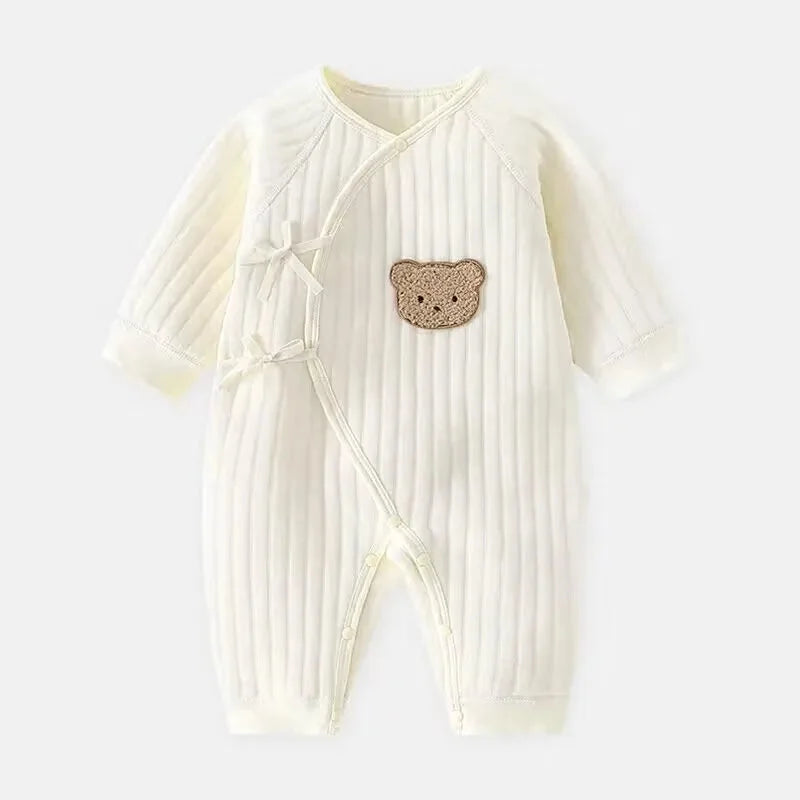 Body Infantil de Algodão Estampa de Ursinho Lenogue