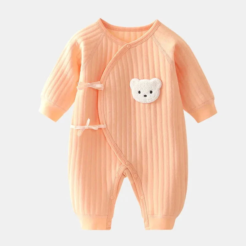 Body Infantil de Algodão Estampa de Ursinho Lenogue