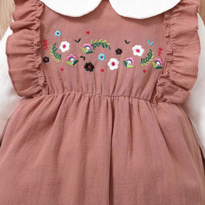 Body Infantil Feminino Estampa Floral Lenogue