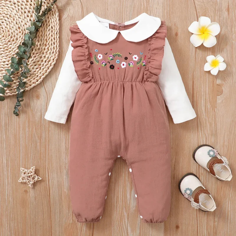 Body Infantil Feminino Estampa Floral Lenogue