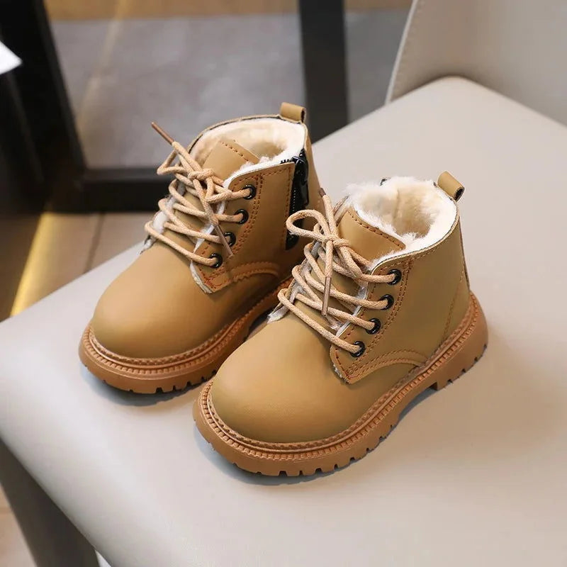 Bota Infantil Forrada com Pelúcia Lenogue