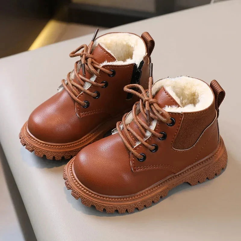 Bota Infantil Forrada com Pelúcia Lenogue