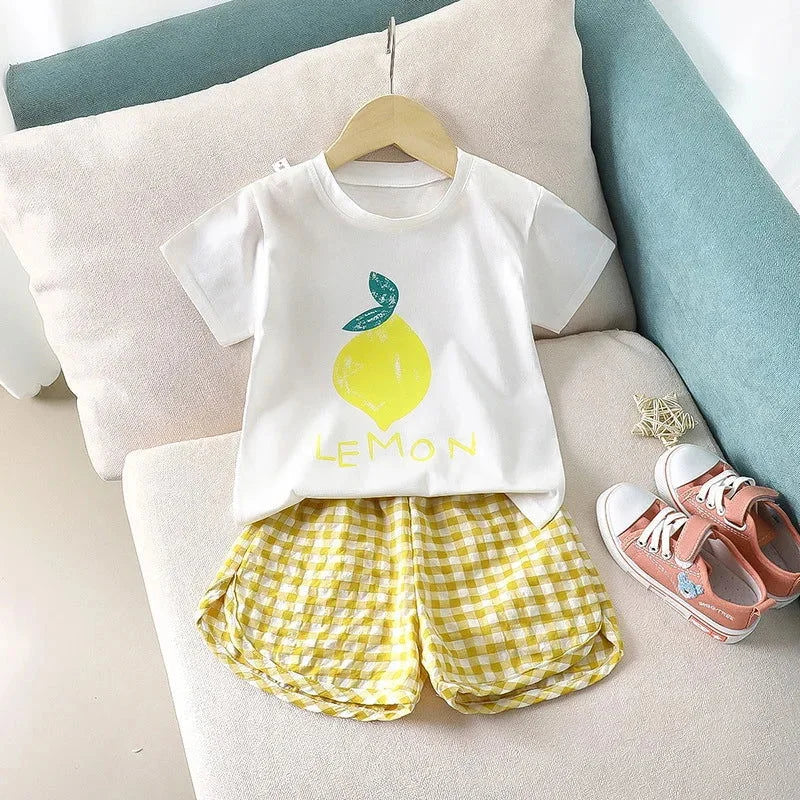 Conjunto Infantil Tshirt Fruits