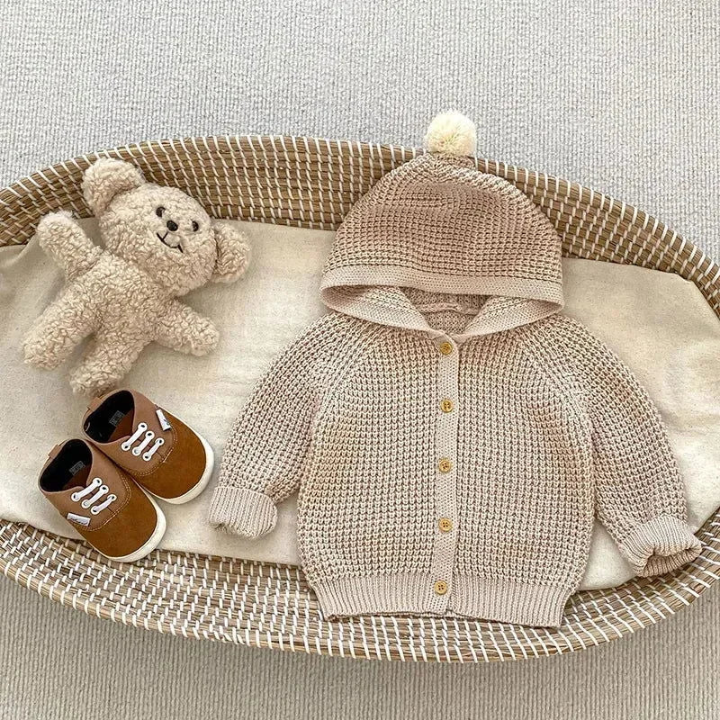 Casaco Infantil Cardigan Peanuts Bege Lenogue