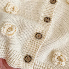 Casaco Infantil Cardigan Petúnia Lenogue