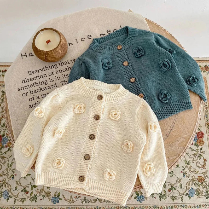 Casaco Infantil Cardigan Petúnia Lenogue