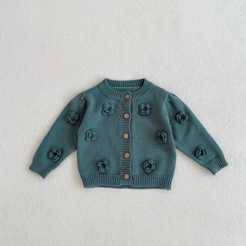 Casaco Infantil Cardigan Petúnia Lenogue