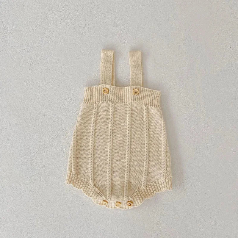 Casaco Infantil de Tricot Bege Lenogue