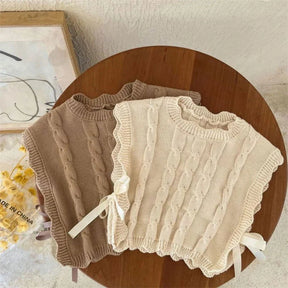 Colete Infantil Tricot Elizabeth Lenogue