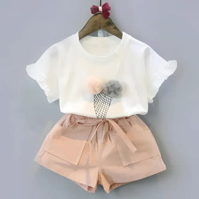 Conjunto Infantil Algodão Ice Cream Lenogue