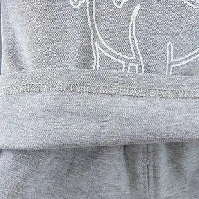 Conjunto Infantil Camisa Gola Polo Dinossauro com Shorts Modelo Lenogue