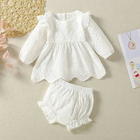 Conjunto Infantil Feminino Blusa Laise Lenogue