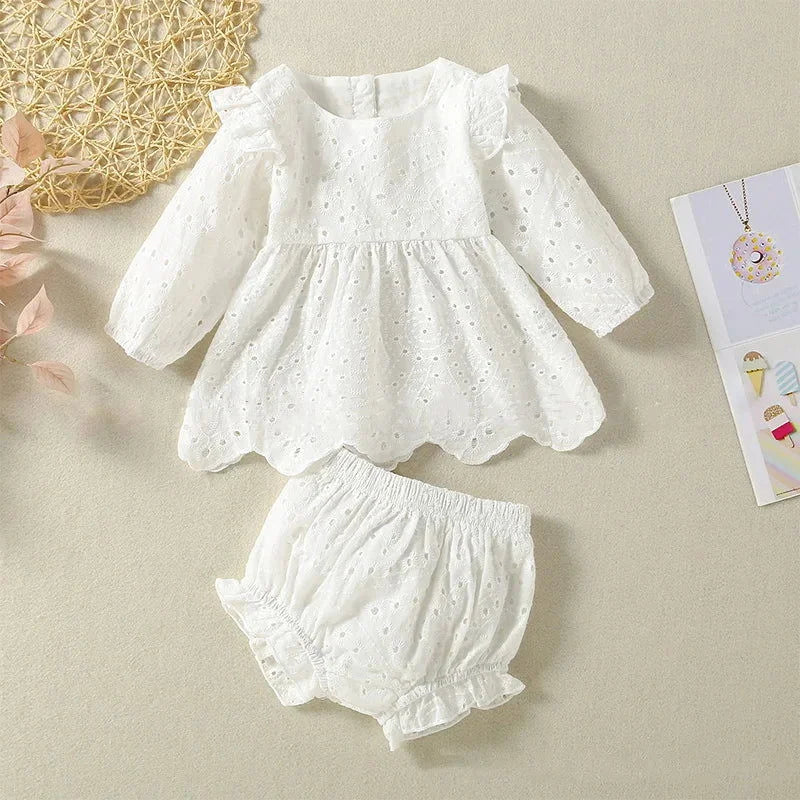 Conjunto Infantil Feminino Blusa Laise Lenogue