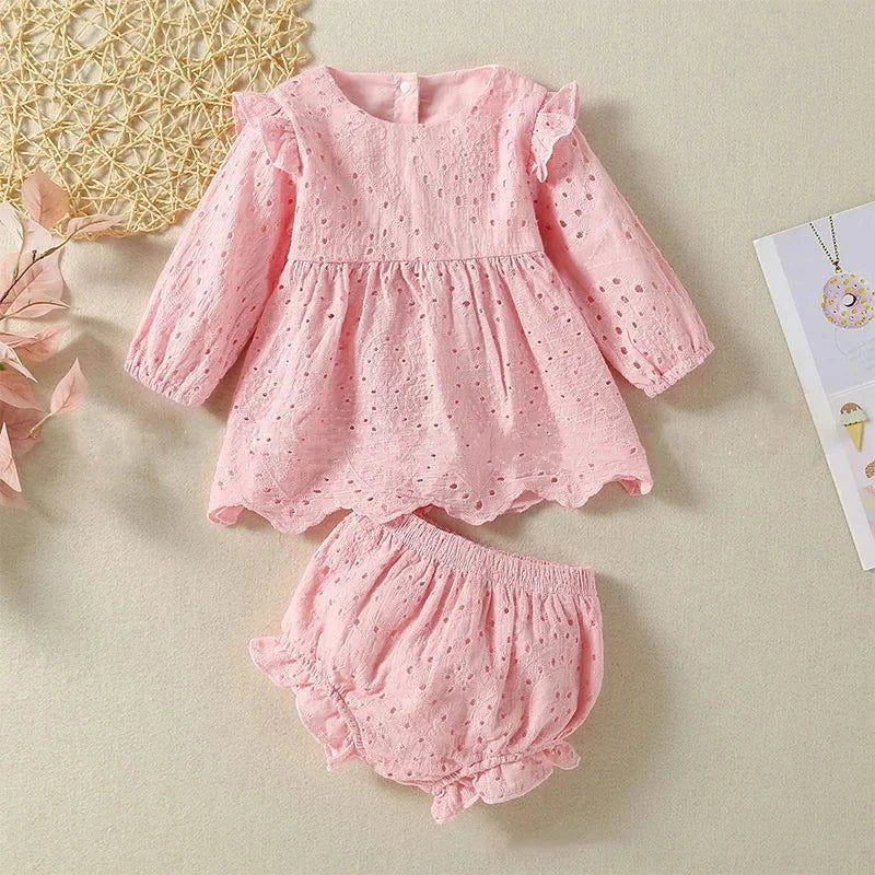 Conjunto Infantil Feminino Blusa Laise Lenogue