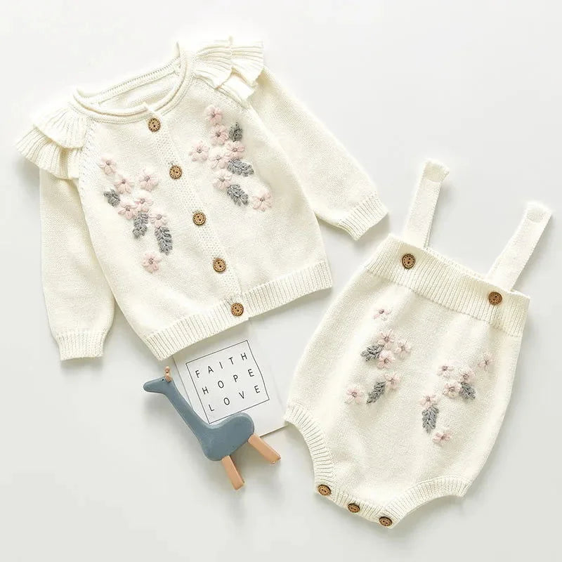 Conjunto Infantil Feminino Constança Bege Lenogue