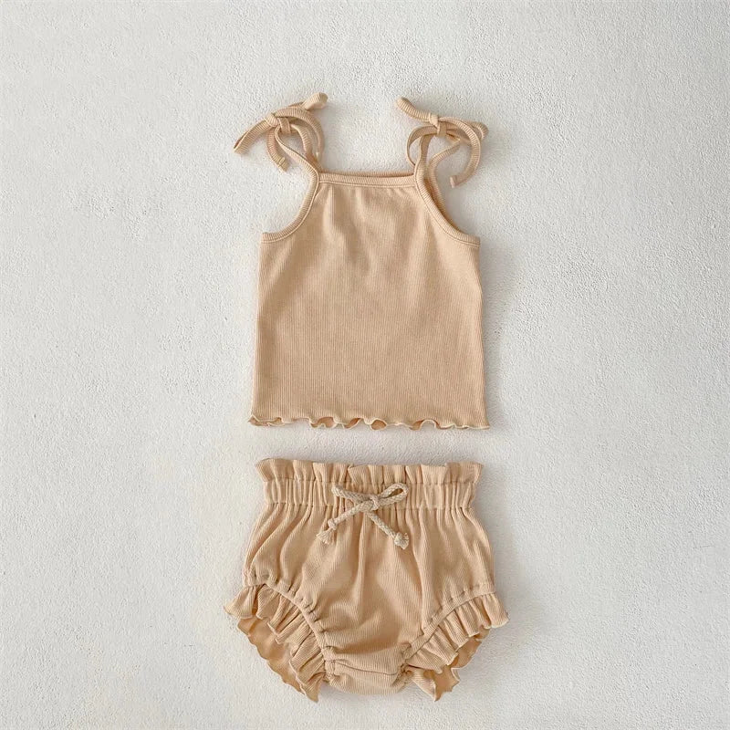 Conjunto Infantil Feminino Emily Regata e Short Lenogue