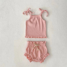 Conjunto Infantil Feminino Emily Regata e Short Lenogue