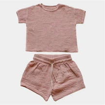 Conjunto Infantil Feminino Gisele Rosa Lenogue