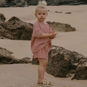 Conjunto Infantil Feminino Gisele Rosa Lenogue