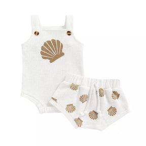 Conjunto Infantil Feminino Perla Body e Short Lenogue