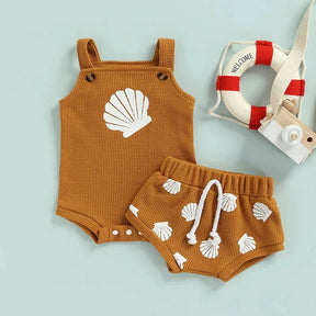 Conjunto Infantil Feminino Perla Body e Short Lenogue