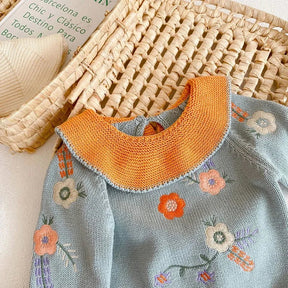 Conjunto Infantil Feminino Tricot Joana Lenogue