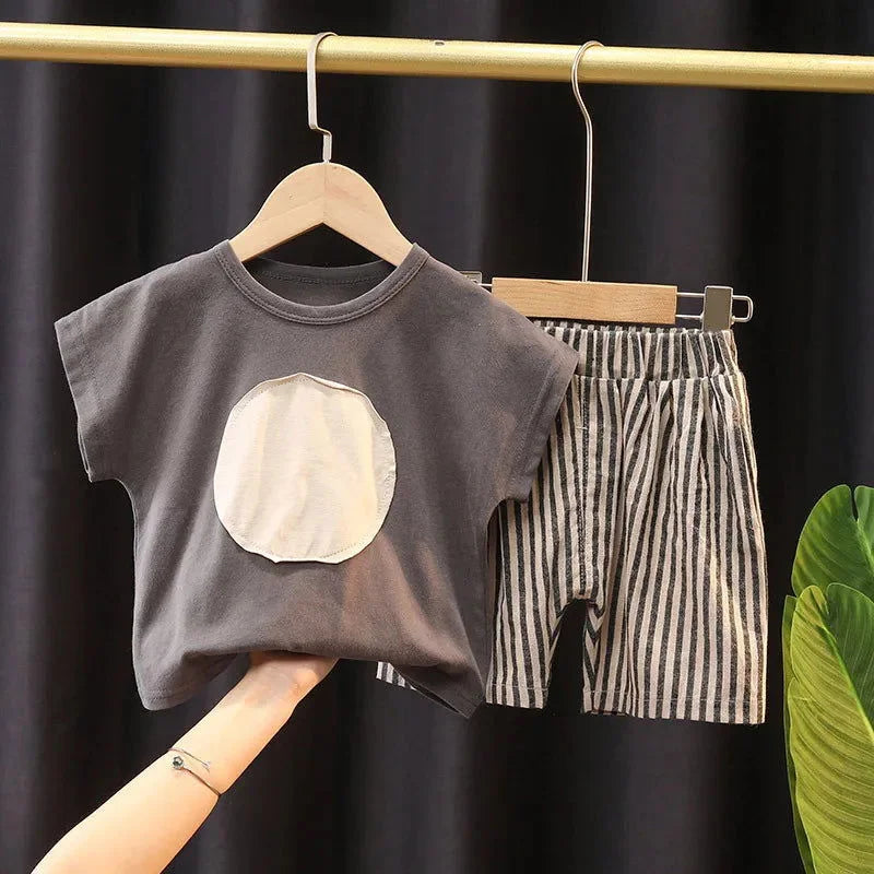 Conjunto Infantil Masculino Cinza Frederico Lenogue