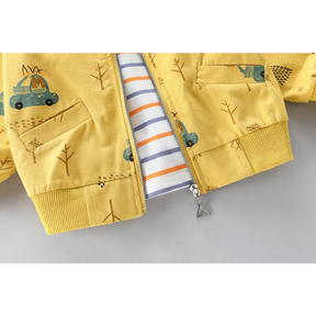 Conjunto Infantil Masculino Estampa Carro Lenogue