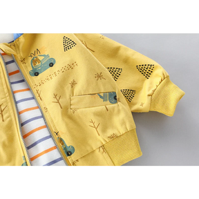 Conjunto Infantil Masculino Estampa Carro Lenogue