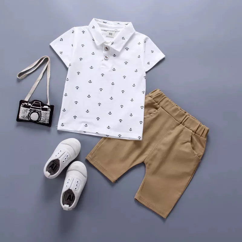 Conjunto Infantil Masculino Heitor Bege Lenogue