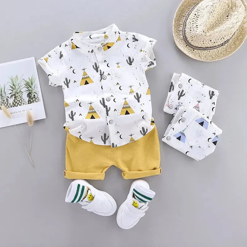 Conjunto Infantil Masculino Summer Boy Lenogue